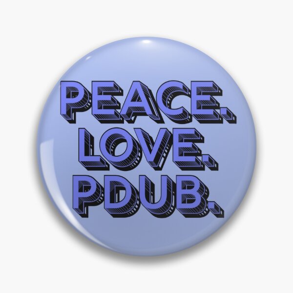 Item preview, Peace love Pdub purple block designed and sold by mackattak06.