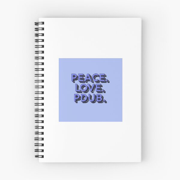 Item preview, Peace love Pdub purple block designed and sold by mackattak06.