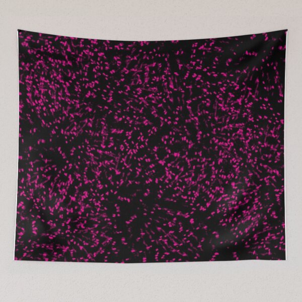 Item preview, Pink Sparkle Spray Pattern on Black Digital Painting designed and sold by Nicolette Olivier.
