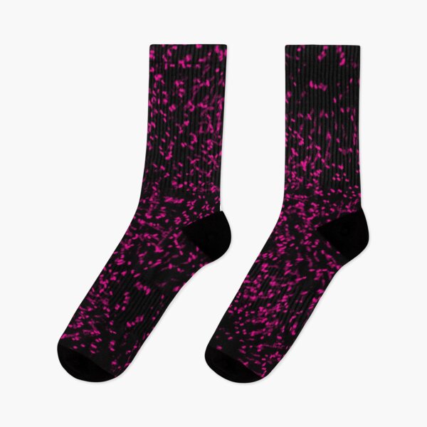 Item preview, Pink Sparkle Spray Pattern on Black Digital Painting designed and sold by Nicolette Olivier.
