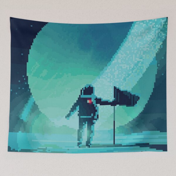 Item preview, Pixelated Flagged Planet designed and sold by HopeDetour.