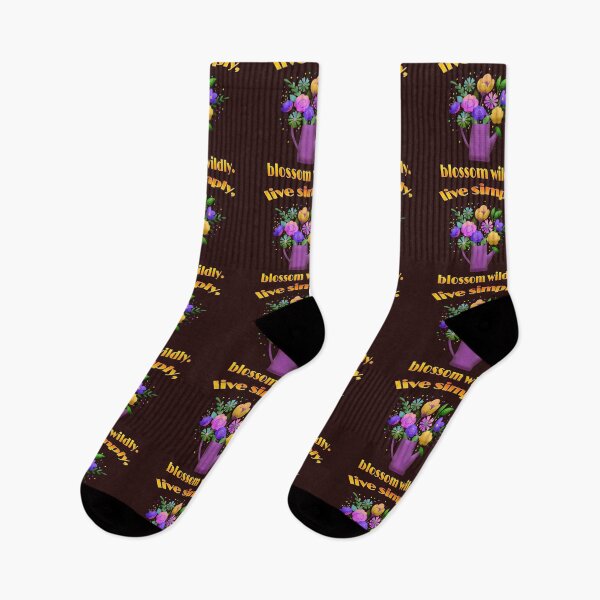 Item preview, live simply, blossom wildly designed and sold by doctors-apparel.
