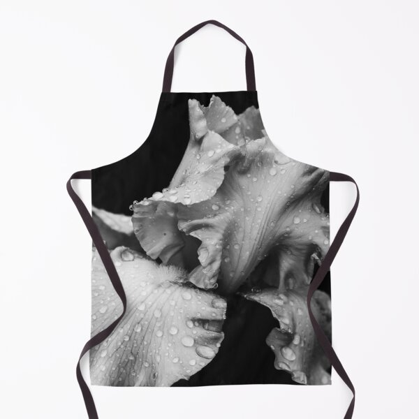 Item preview, Rain Kissed Iris In Black & White designed and sold by TJFox.