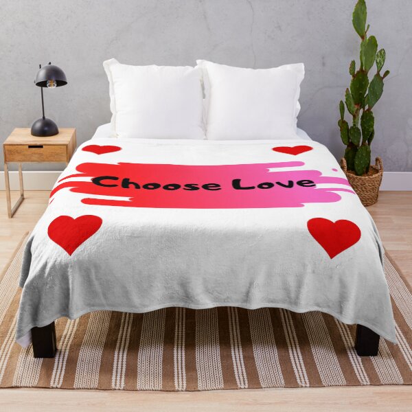 Item preview, Choose Love Red and Pink Design designed and sold by kindryb.