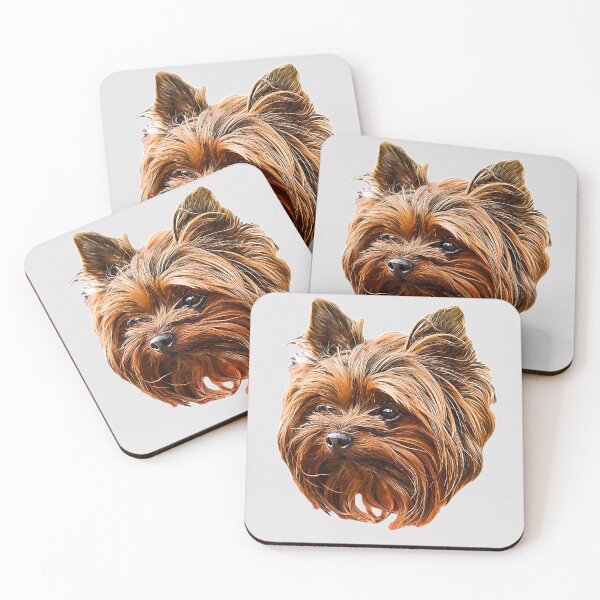 Item preview, Yorkshire Terrier - Yorkie Dog Face designed and sold by ElegantCat.
