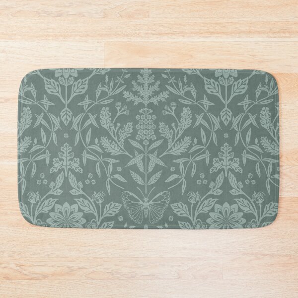 Item preview, Dahlia Damask in Green designed and sold by Olivia Munroe.