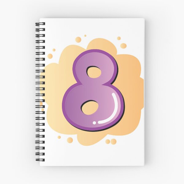 Item preview,  colorful numbers colorful background number 8 designed and sold by adee1122.