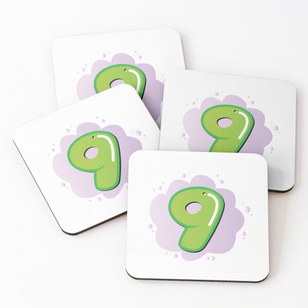 Item preview,  colorful numbers colorful background number 9 designed and sold by adee1122.