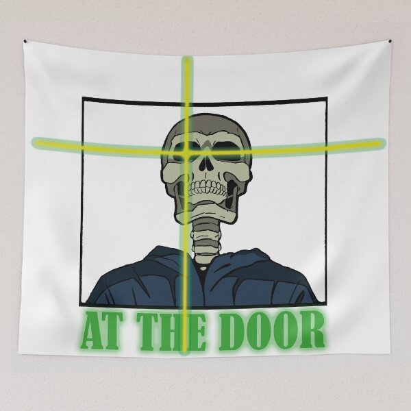 Item preview, At the door skull designed and sold by Jsrubianoj.
