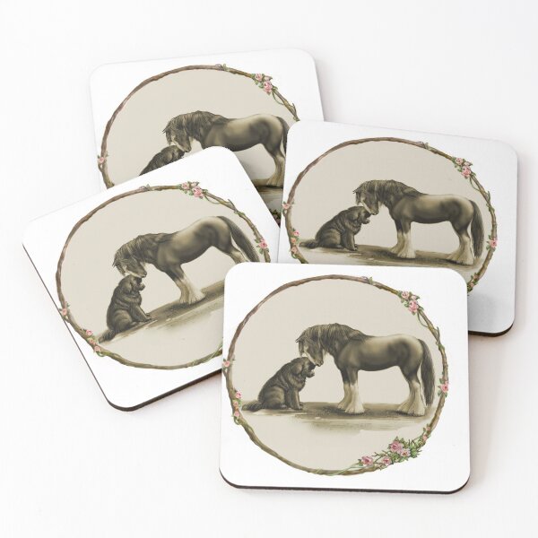 Item preview, Clydesdale and newfie designed and sold by Patricia Reeder Eubank.
