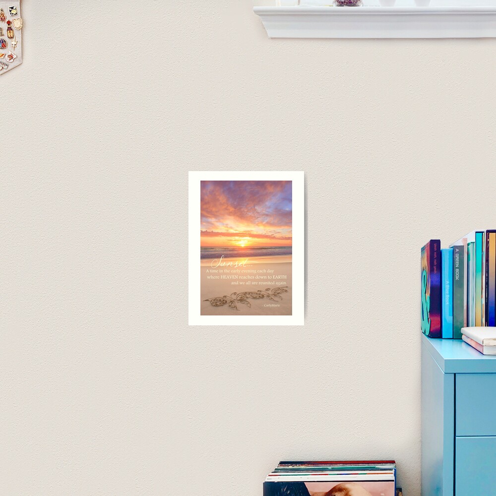 The Sunset Art Print