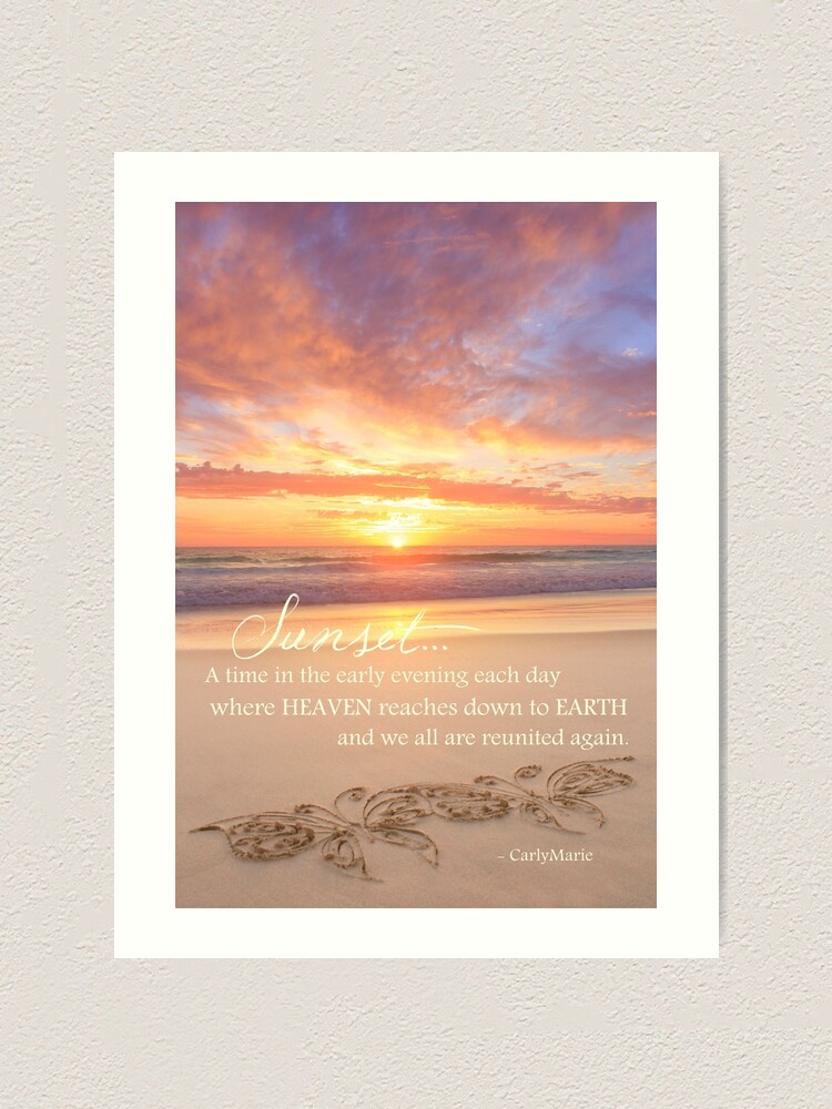 Alternate view of The Sunset Art Print