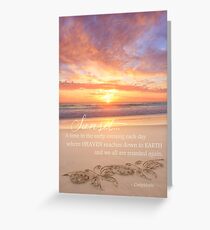 The Sunset Greeting Card