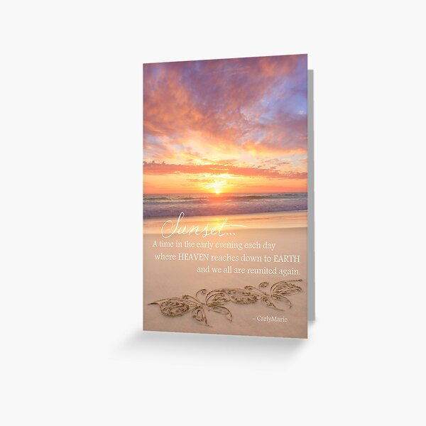 The Sunset Greeting Card