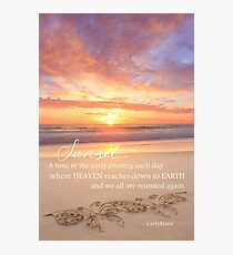 The Sunset Photographic Print