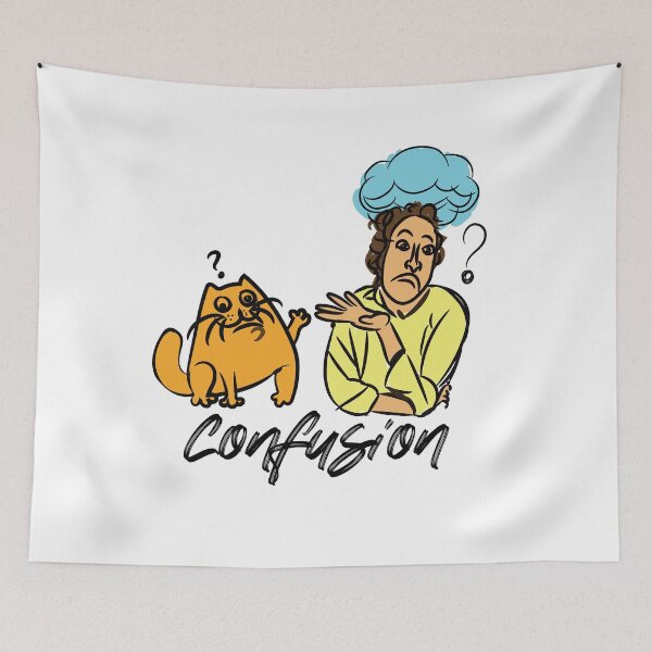Item preview, young funny man confused t-shirt |  funny cat t-shirt  designed and sold by KARTICK DUTTA.