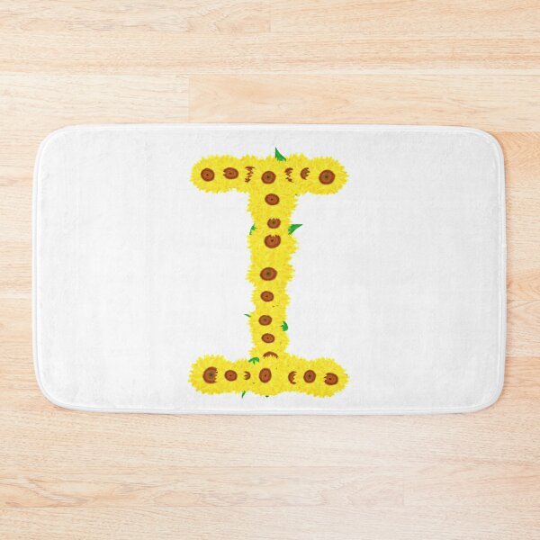 Item preview, Sunflowers Initial Letter I (White Background) designed and sold by ArtByLM.