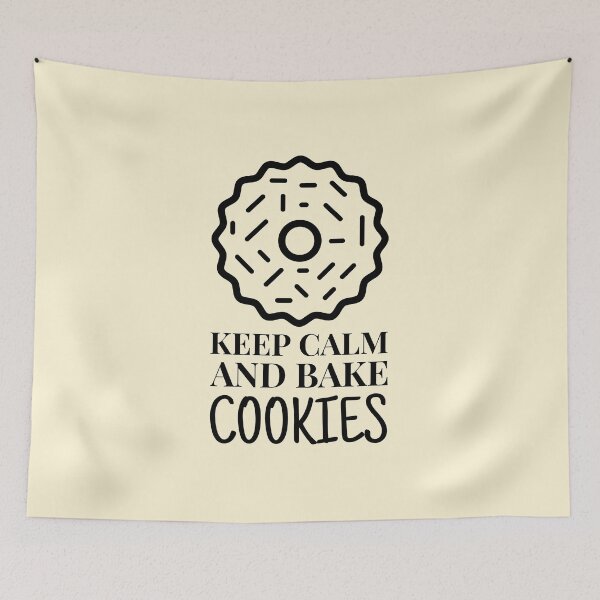 Item preview, Keep Calm And Bake Cookies Fancy Biscuit designed and sold by quoteology.