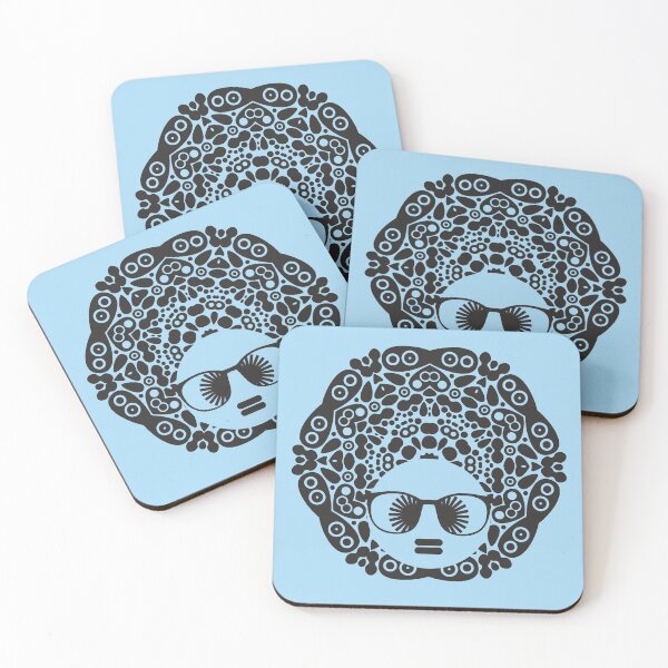Item preview, Geometric Afro Lady designed and sold by craftyhabiba.