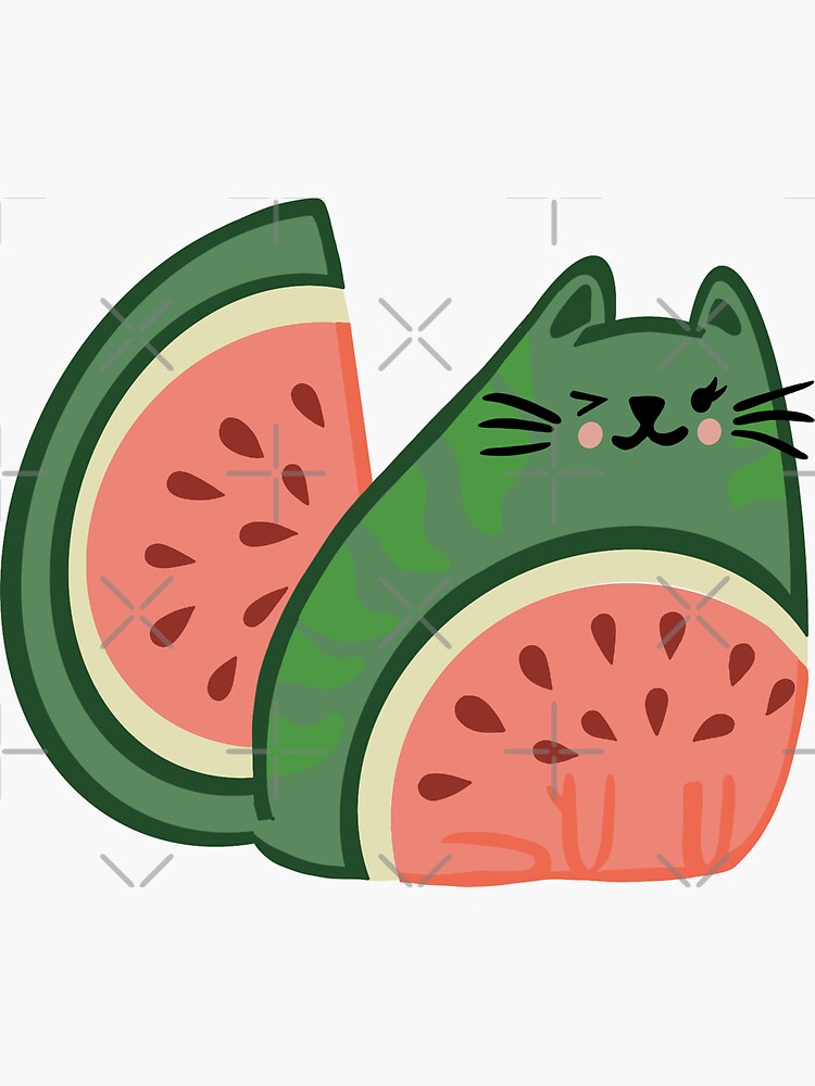 watermelon cat