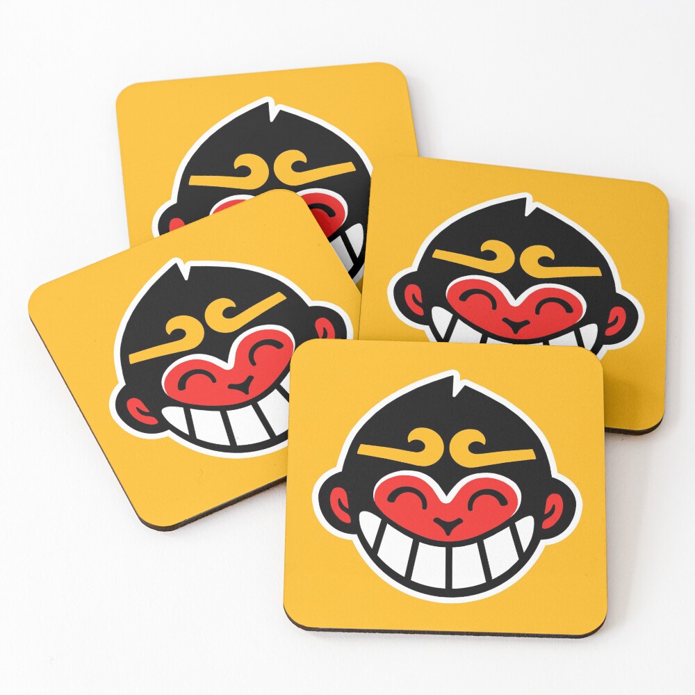 Monkie kid symbol Coasters (Set of 4)