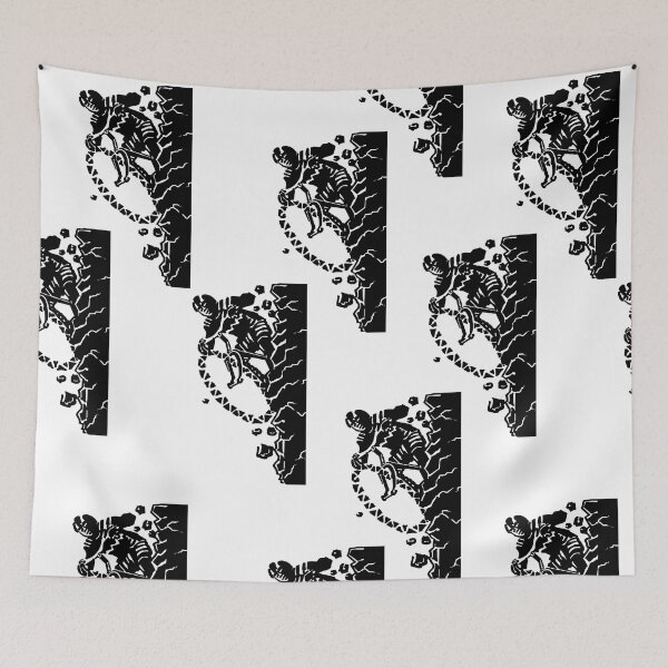 Item preview, Mountain Biker Jumps Off Cliff designed and sold by GravitiTees.