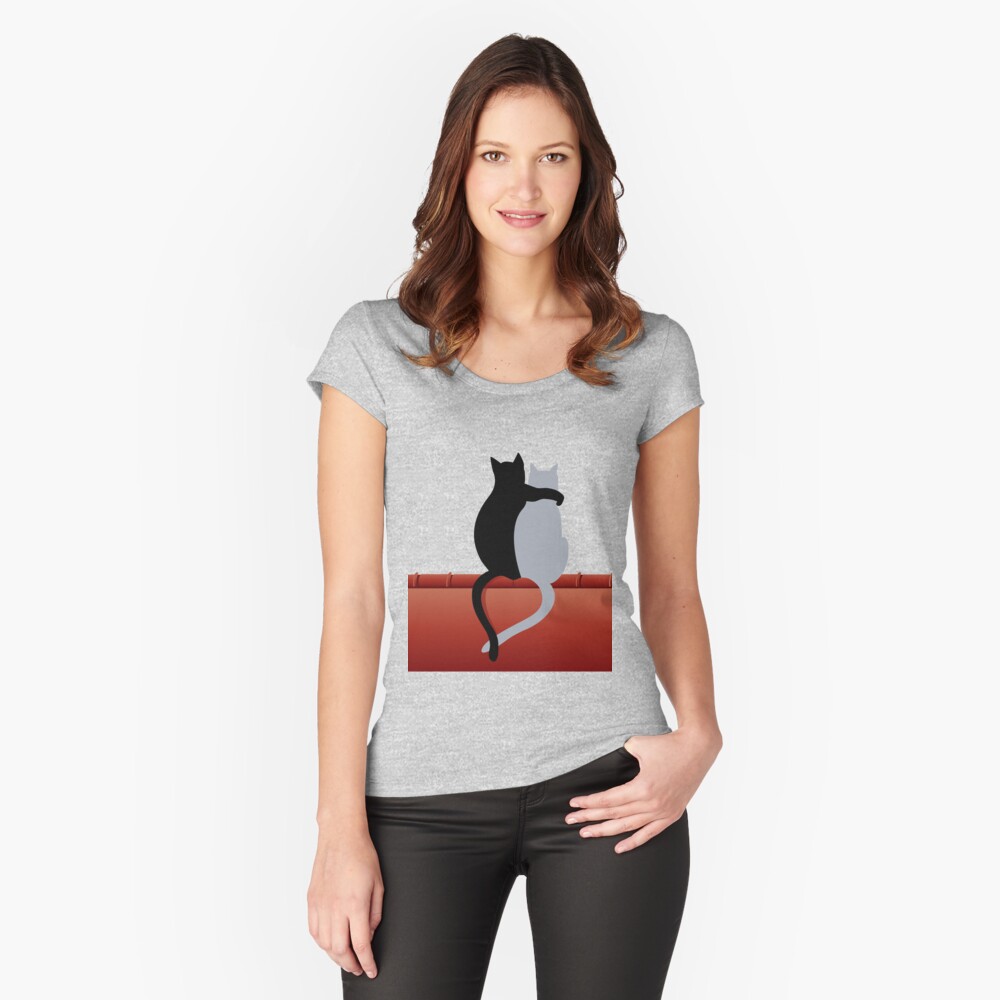 Item preview, Fitted Scoop T-Shirt designed and sold by PappViktor.