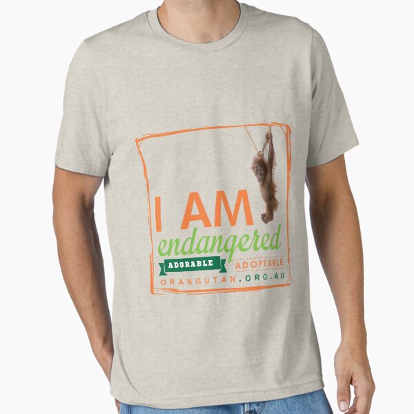 Item preview, I am Endangered designed and sold by The Orangutan Project.