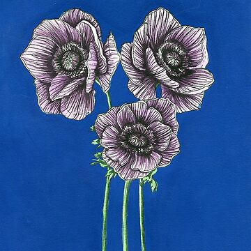 Artwork thumbnail, Black Poppies by avibrantnest