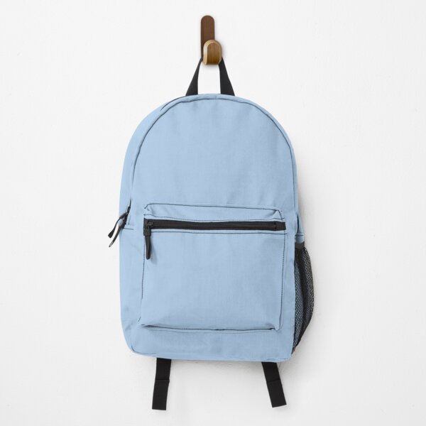 Baby Blue Solid Color Decor Backpack