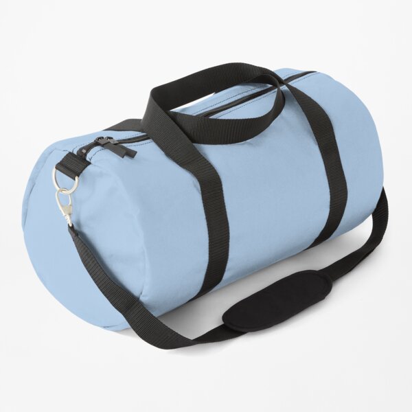 baby blue duffle bag