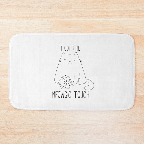 Item preview, I Got The Meowgic Touch designed and sold by FlutesLoot.