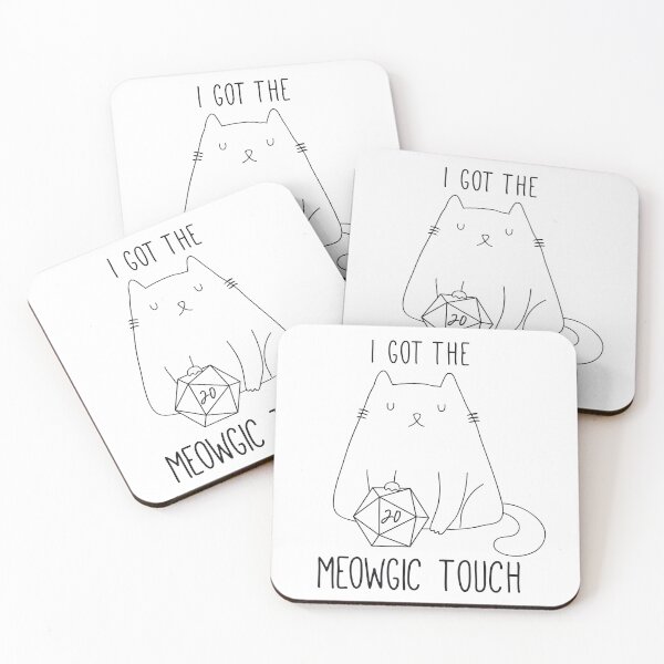 Item preview, I Got The Meowgic Touch designed and sold by FlutesLoot.