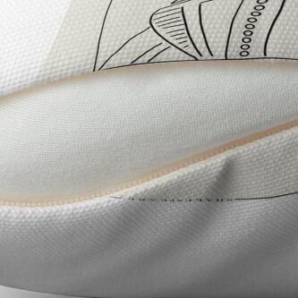 Alternate view of Shakespeare Outline Throw Pillow