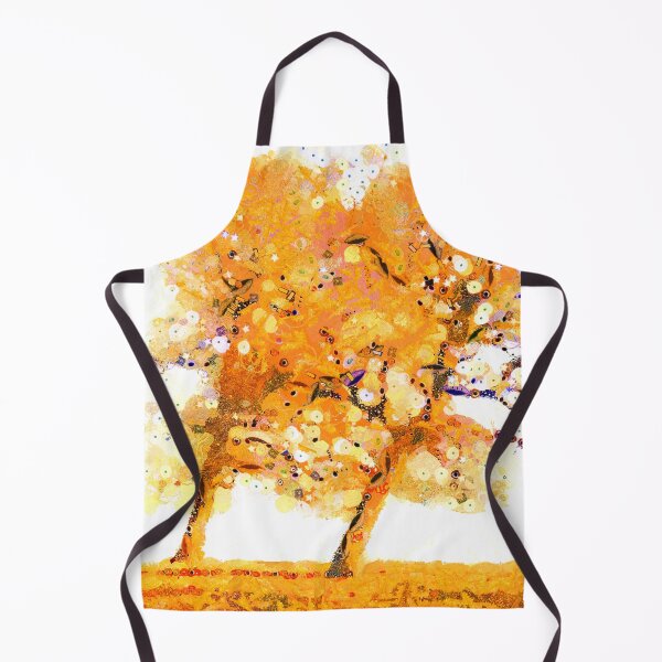 Item preview, Orange Somerset Trees designed and sold by FOLK ART FUSION by heidiannemorris.