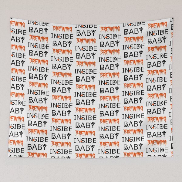 Item preview, Baby Brewing Inside-Halloween Pregnancy Announcement designed and sold by younghopes.