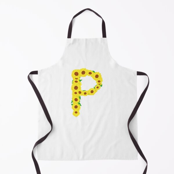 Item preview, Sunflowers Initial Letter P (White Background) designed and sold by ArtByLM.