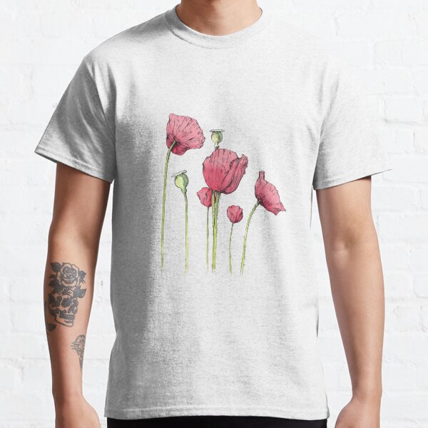 Mohnblüten Classic T-Shirt