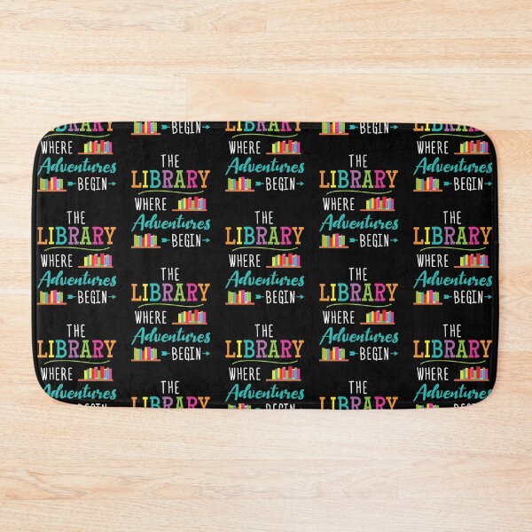 Item preview, The Library - Where Adventures Begin designed and sold by EstelleStar.
