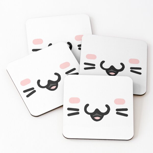 Item preview, Kawaii Cat Face Mask designed and sold by Custom Canvas Buff.