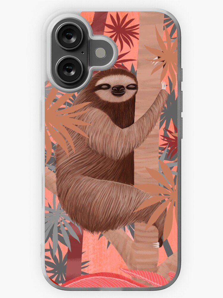 Thumbnail 1 of 5, iPhone Case, Technicolor Jungle 1 designed and sold by kernelcopia.