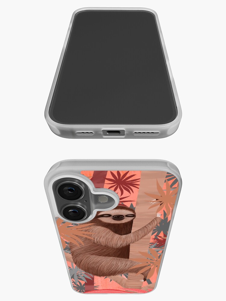 Thumbnail 3 of 5, iPhone Case, Technicolor Jungle 1 designed and sold by kernelcopia.
