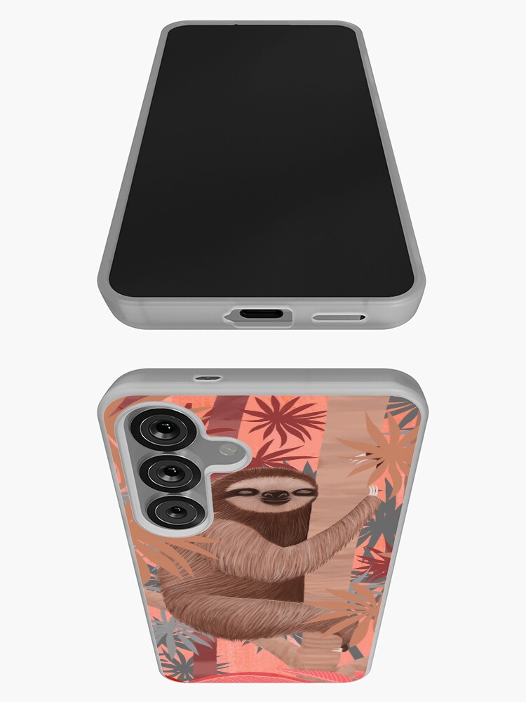 Thumbnail 3 of 4, Samsung Galaxy Phone Case, Technicolor Jungle 1 designed and sold by kernelcopia.