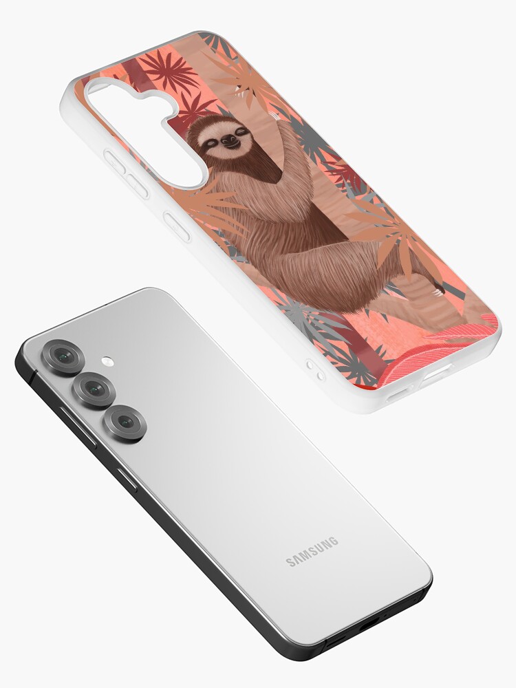 Thumbnail 2 of 4, Samsung Galaxy Phone Case, Technicolor Jungle 1 designed and sold by kernelcopia.