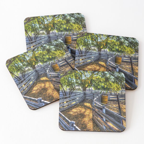 Item preview, Sheep yards in Autumn designed and sold by shaynetwright.