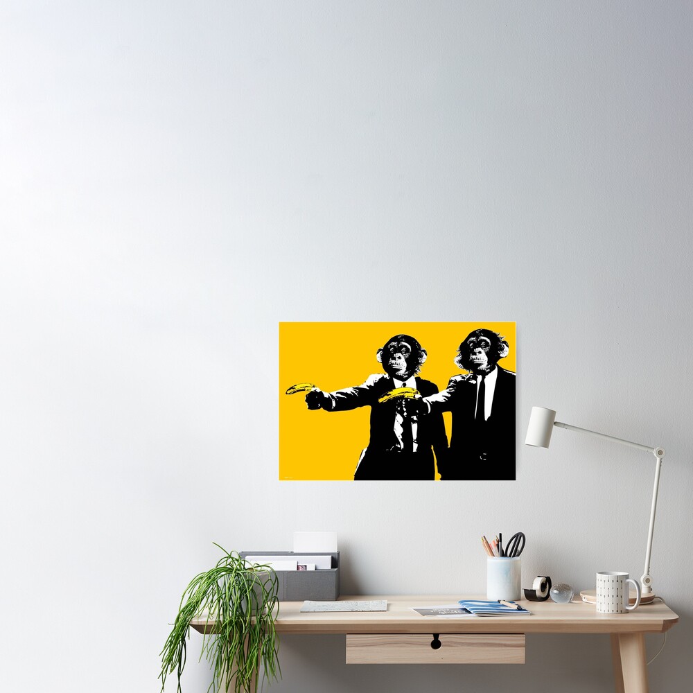 Pulp Fiction Monkeys Poster for Sale by Flakey