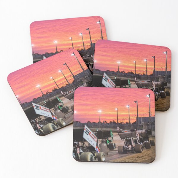 Item preview, Sunset at the Speedway track. designed and sold by shaynetwright.