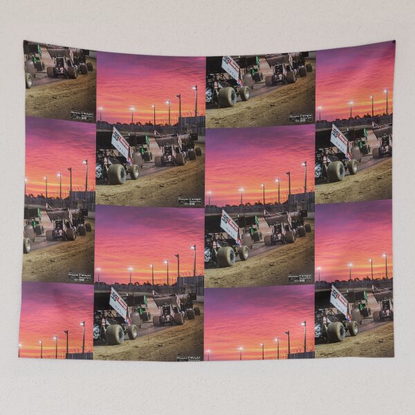 Item preview, Sunset at the Speedway track. designed and sold by shaynetwright.