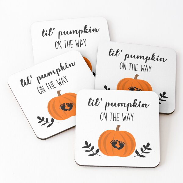 Item preview, Lil Pumpkin On the Way-Halloween Pregnancy Announcement designed and sold by younghopes.