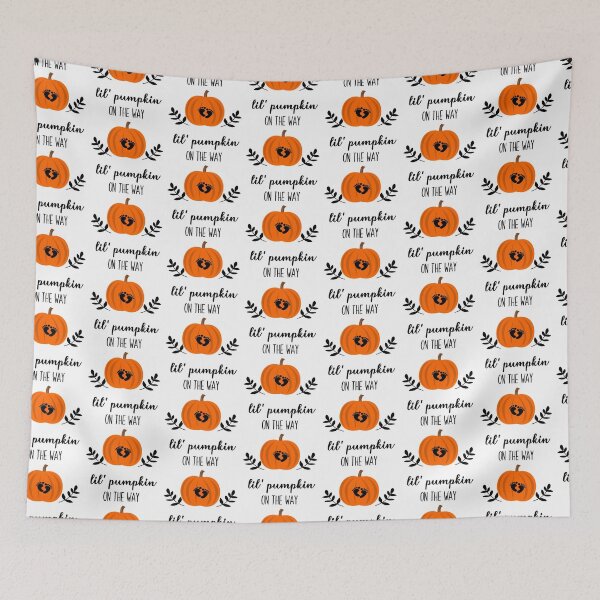 Item preview, Lil Pumpkin On the Way-Halloween Pregnancy Announcement designed and sold by younghopes.